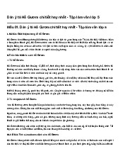 Dàn ý tả Hồ Gươm chi tiết hay nhất - Tập làm văn lớp 5