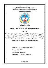 Phân tích vị trí của gia đình trong xã hội? Là một thành viên trong gia đình em thấy mình cần phải có trách nhiệm gì để làm cho gia đình mình thực sự là một tế bào tốt của xã hội | Bài tập lớn môn Chủ nghĩa xã hội Neu