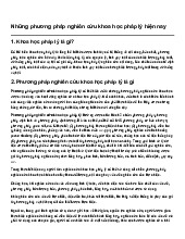 Những phương pháp nghiên cứu khoa học pháp lý hiện nay