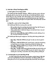 Mô Hình Luồng Dữ Liệu (DFD) và Từ Điển Dữ Liệu trong HTTT