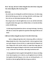 Bản Chất, Hiện Tượng, Tất Nhiên và Ngẫu Nhiên môn Triết học Mác - Lênin | Trường đại học Mở Hà Nội