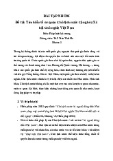 Tìm hiểu về cơ quan Chủ tịch nước Cộng hòa Xãhội Chủ nghĩa Việt Nam | Pháp luật đại cương | Học viện Báo chí và Tuyên truyền