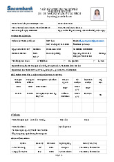Bảng thông tin ứng viên Sacombank |  Đại học Thái Nguyên