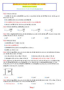 TOP 10 đề kiểm tra cuối HK2 Lý 11 năm 2022-2023 có lời giải chi tiết