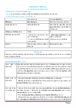 Bài tập trắc nghiệm chương IV Sinh sản ở thực vật sinh học 11  (có đáp án)