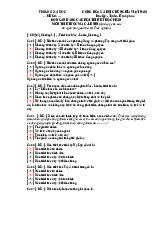Câu Hỏi Trắc Nghiệm Triết Học Mác Lênin (450 Câu) | Trường Đại học Thương Mại