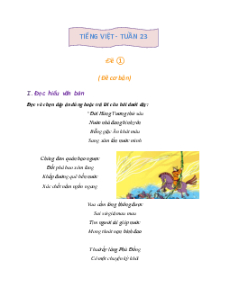 Giải Bài tập cuối tuần lớp 4 môn Tiếng Việt Kết nối tri thức - Tuần 23 (Nâng cao)