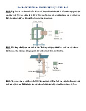 Bài tập chương 6: Thanh chịu lực phức tạp và ứng suất | Môn Sức bền vật liệu 1 - Đại học Sư phạm Kỹ thuật Thành phố Hồ Chí Minh