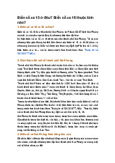 Biển số xe 15 ở đâu? Biển số xe 16 thuộc tỉnh nào?