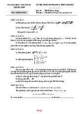 Đề Tuyển Sinh 10 Toán Chung Sở GD Quảng Nam 2025-2026 Có Đáp Án