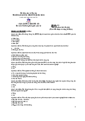 Đề thi giữa kỳ - Môn hệ thống thông tin quản lý | Đại học Kinh Tế Quốc Dân