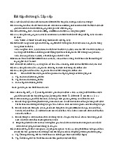 Bài tập chương 5- Sắp xếp | Bài tập Cấu trúc dữ liệu và giải thuật | Trường Đại học Bách khoa Hà Nội