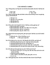 50 câu trắc nghiệm Lịch sử Đảng