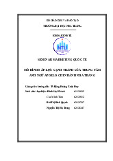 Mô hình 5 áp lực cạnh tranh của trung tâm anh ngữ Apollo môn Chủ nghĩa xã hội khoa học | Trường Đại Học Nha Trang
