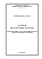 Rèn luyện nghiệp vụ sư phạm cho cấp THCS-THPT