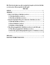 Tiểu luận Tố tụng dân sự môn Luật dân sự Việt Nam | Trường Đại học Luật Hà Nội