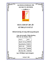 Hệ thống đo lường chất lượng không khí | Môn Kỹ thuật vi xử lý - Đại học Bách Khoa Hà Nội