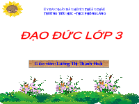 Giáo án điện tử Đạo đức 3 Bài 3 Cánh diều: Em quan tâm hàng xóm láng giềng