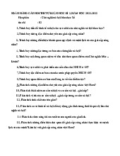 Ngân hàng câu hỏi tự luận môn Chủ nghĩa xã hội khoa học