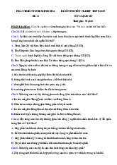 Đề thi thử tốt nghiệp THPT 2025 môn Lịch sử bám sát đề minh họa - Đề 21