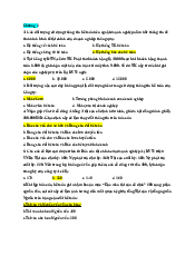 Câu hỏi trắc nghiệm chương 1-6 - Nguyên lý kế toán | Đại học Kinh Tế Quốc Dân