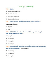 BÀI 7: QUẢ - ĐÁP ÁN CÁC CÂU HỎI môn Thực vật dược | Trường Đại Học Y Dược Thái Bình