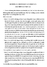 Đề cương môn Luật hiến pháp - Trường Đại học lao động -  xã hội.