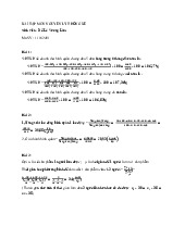 Tổng hợp bài tập môn nguyên lý thống kê |Trường Đại học Kinh Bắc
