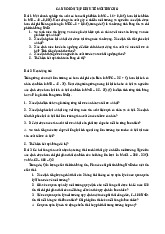 Bài tập ôn tập môn Kinh tế môi trường | Đại học Kinh tế Thành phố Hồ Chí Minh