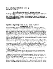 Đọc hiểu Người liệt nữ ở An ấp - Ngữ văn 9