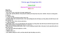 Giáo án điện tử Tiếng việt 1 bài 1 Chân trời sáng tạo: Học vần: A, a