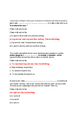 Đáp án lý thuyết môn dịch học - Khoa Tiếng Anh | Đại học Mở Hà Nội