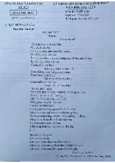 Đề thi vào 10 môn văn của Hà Nội năm 2025-2026