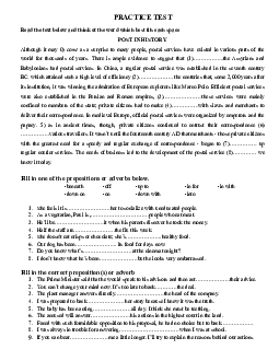 Bài tập tổng ôn Tiếng Anh