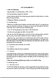 Bài tập marketing - Marketing | Học viện Chính sách và Phát triển