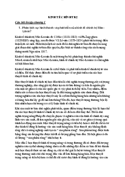 Nhóm đôi tương nghiên cứu của Kinh tế chính trị Mác Lênin | Đại học Sư Phạm Hà Nội