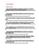 Ôn Tập Kiến Thức Môn Toàn cầu hóa | Đại học Văn hóa Hà Nội