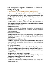 Cân bằng phản ứng sau: C2H2 + H2 → C2H4 và bài tập áp dụng