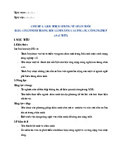 Giáo án Công nghệ chăn nuôi | Công Nghệ 11 sách Cánh Diều