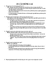 19 CÂU ĐÚNG SAI - Nguồn Nhân Lực và Đào Tạo trong Tổ Chức. Môn Pháp luật lao động | Đại học Trường Đại học Phenika.