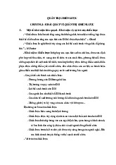 Khái quát về quản trị chiến lược - Kinh tế Quốc dân