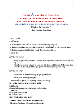 Giáo án Tin học 7