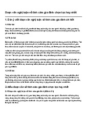 Đoạn văn nghị luận về tình cảm gia đình chọn lọc hay nhất | Ngữ văn 9