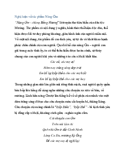 Nghị luận về tác phẩm văn học (truyện thơ) | Văn mẫu 11 Chân trời sáng tạo