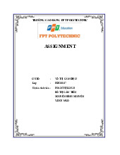 Tiểu luận Môn Kỹ năng phát triển cá nhân | Trường Cao đẳng Thực hành FPT