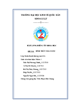 Báo cáo nghiên cứu khoa học