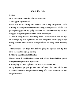 Soạn bài Thực hành đọc: Chiếc đũa thần - Kết nối tri thức Văn 7