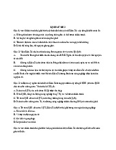 Đề thi môn LSĐ/  Trường đại học Nguyễn Tất Thành