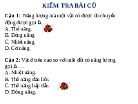 Giáo án điện tử Khoa học tự nhiên 6 bài 48 Kết nối tri thức : Sự chuyển hóa năng lượng