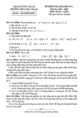 Đề thi giữa học kì 1 Toán 8 năm 2025 – 2026 trường THCS Chu Văn An – Hà Nội